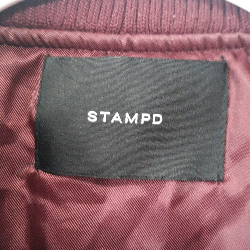 🔻STAMPD Men's Strapped Bomber Jacket Size L - Picture 4 of 12